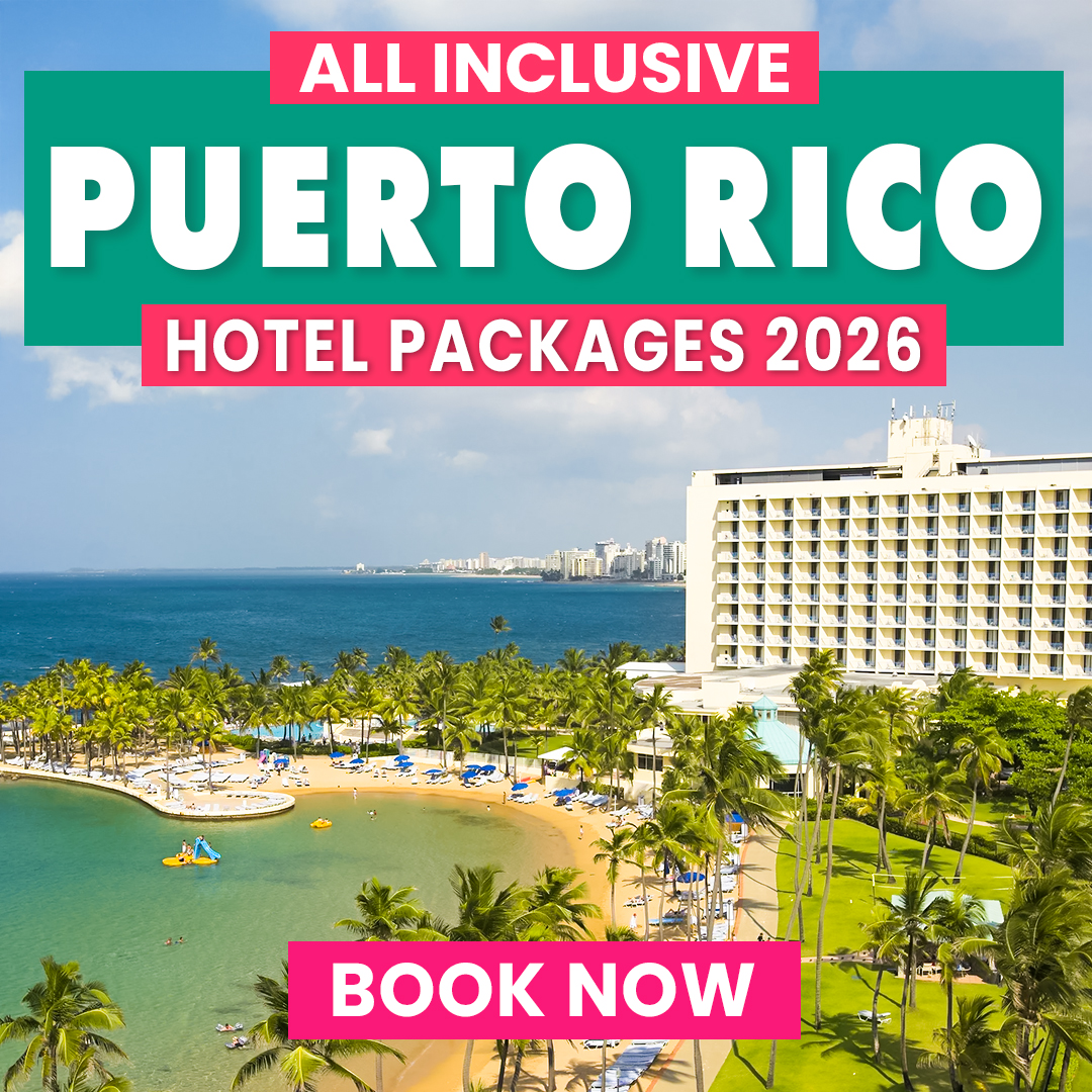 Grab Hotel Deals Facebook ad: Puerto Rico All-Inclusive Hotel Deals