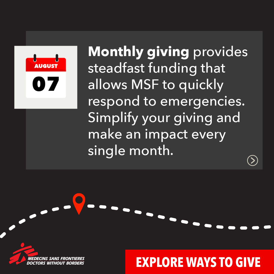 Doctors Without Borders/Médecins Sans Frontières (MSF) Facebook ad