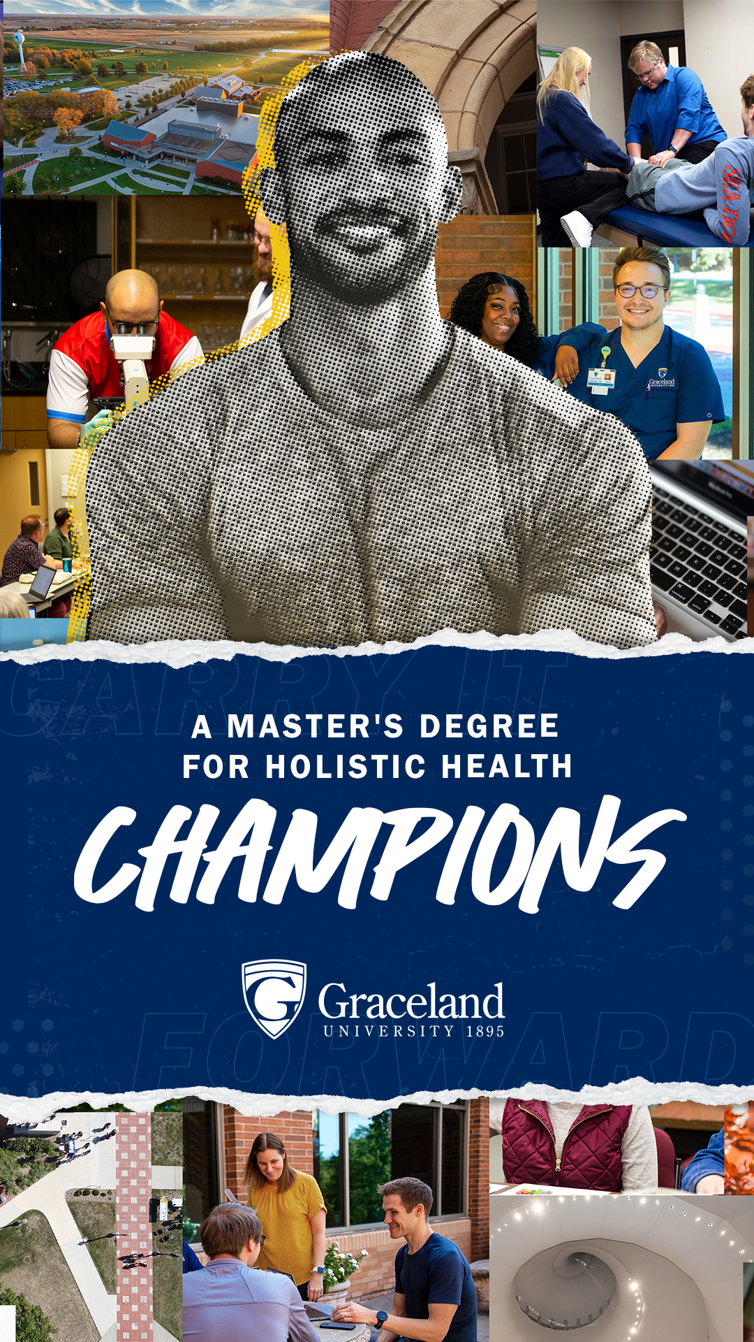 Graceland University Facebook ad from Feb 19, 2026