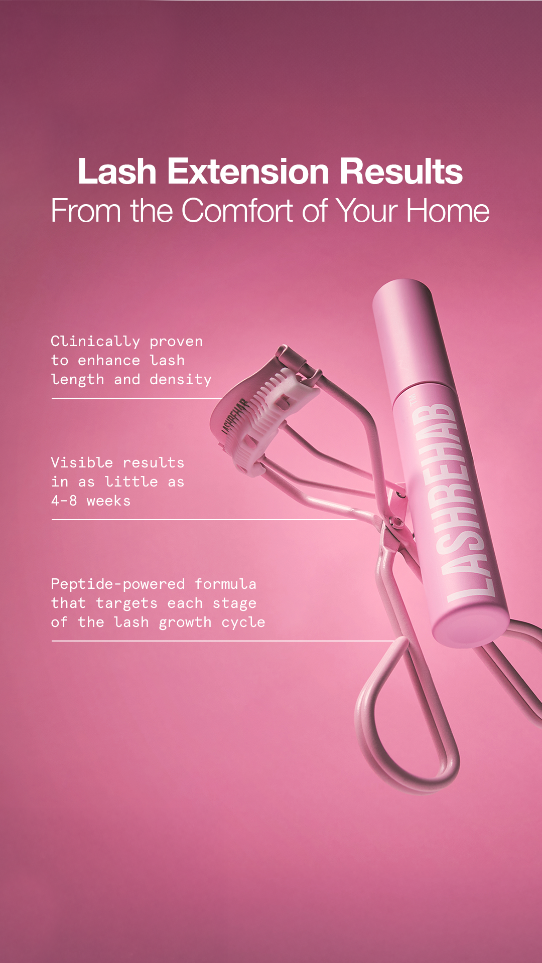 The Lash Rehab Facebook ad from Mar 11, 2026
