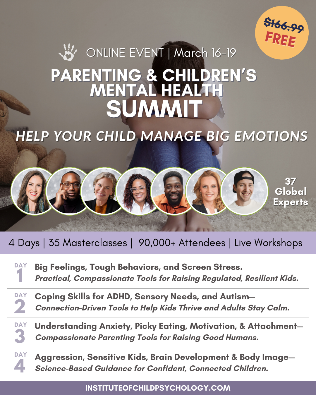 Institute of Child Psychology Facebook ad
