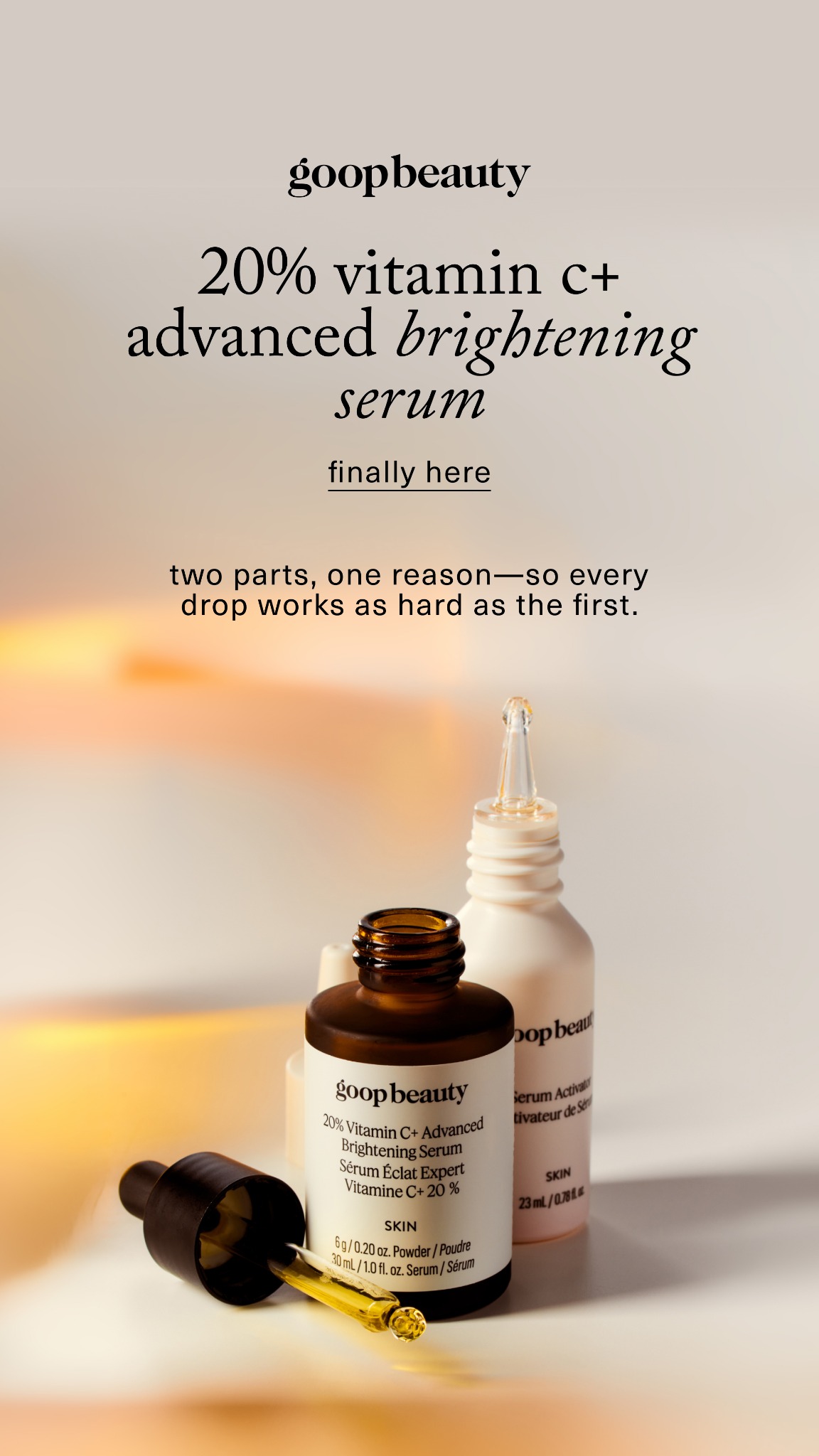 goop Facebook ad