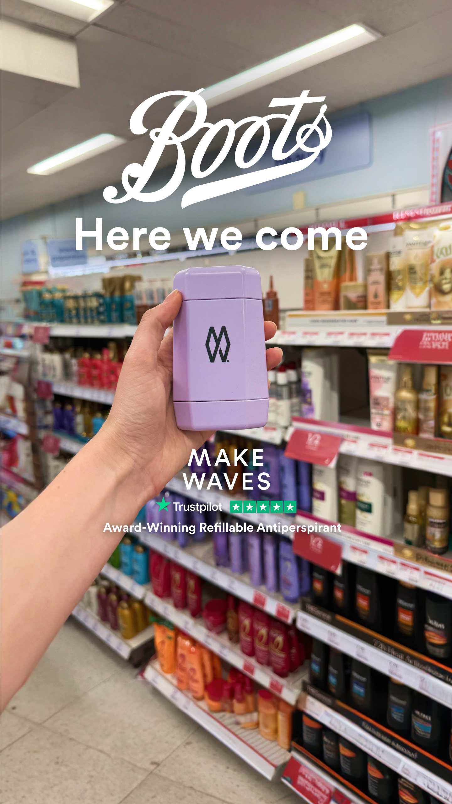 Make Waves Facebook ad