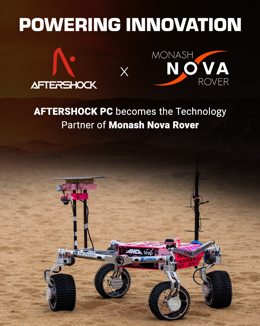 AFTERSHOCK PC Australia Facebook ad