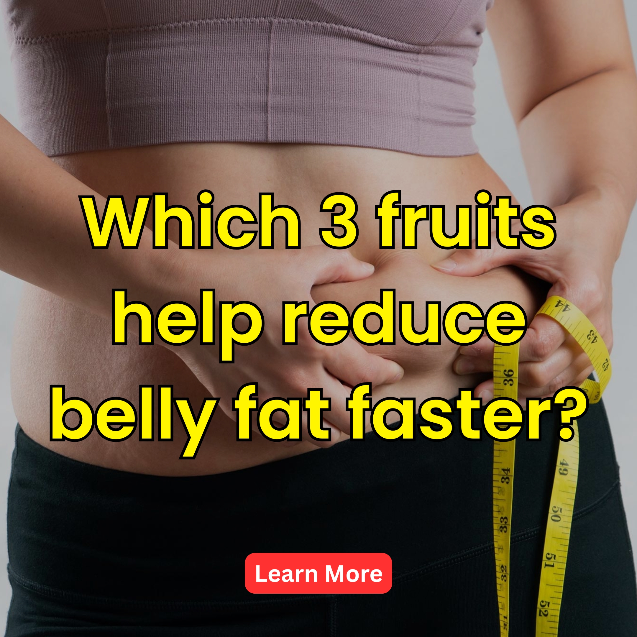 Knowledge Pulse Facebook ad: Learn more about fruits that help reduce belly fat