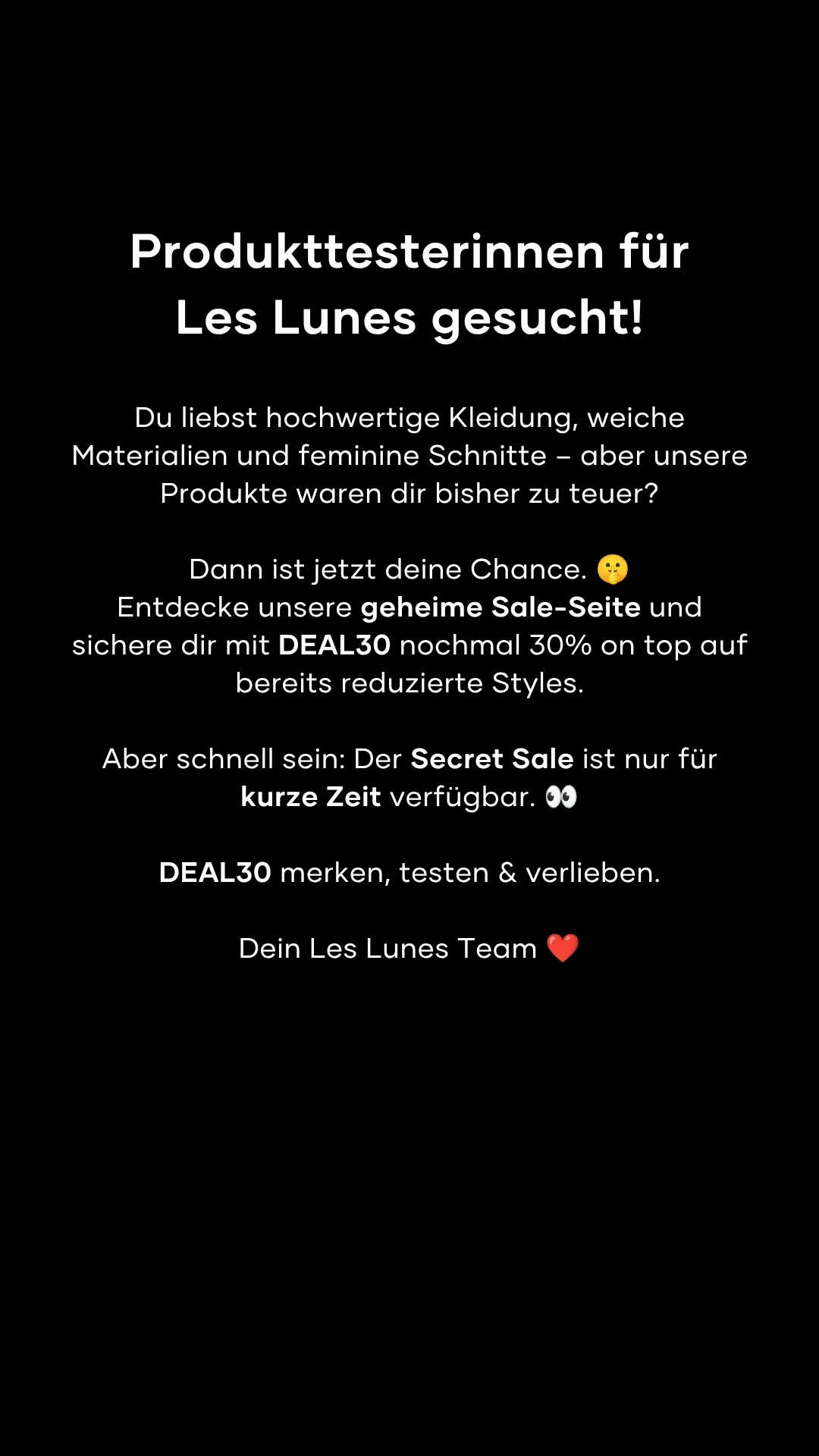 Les Lunes Facebook ad