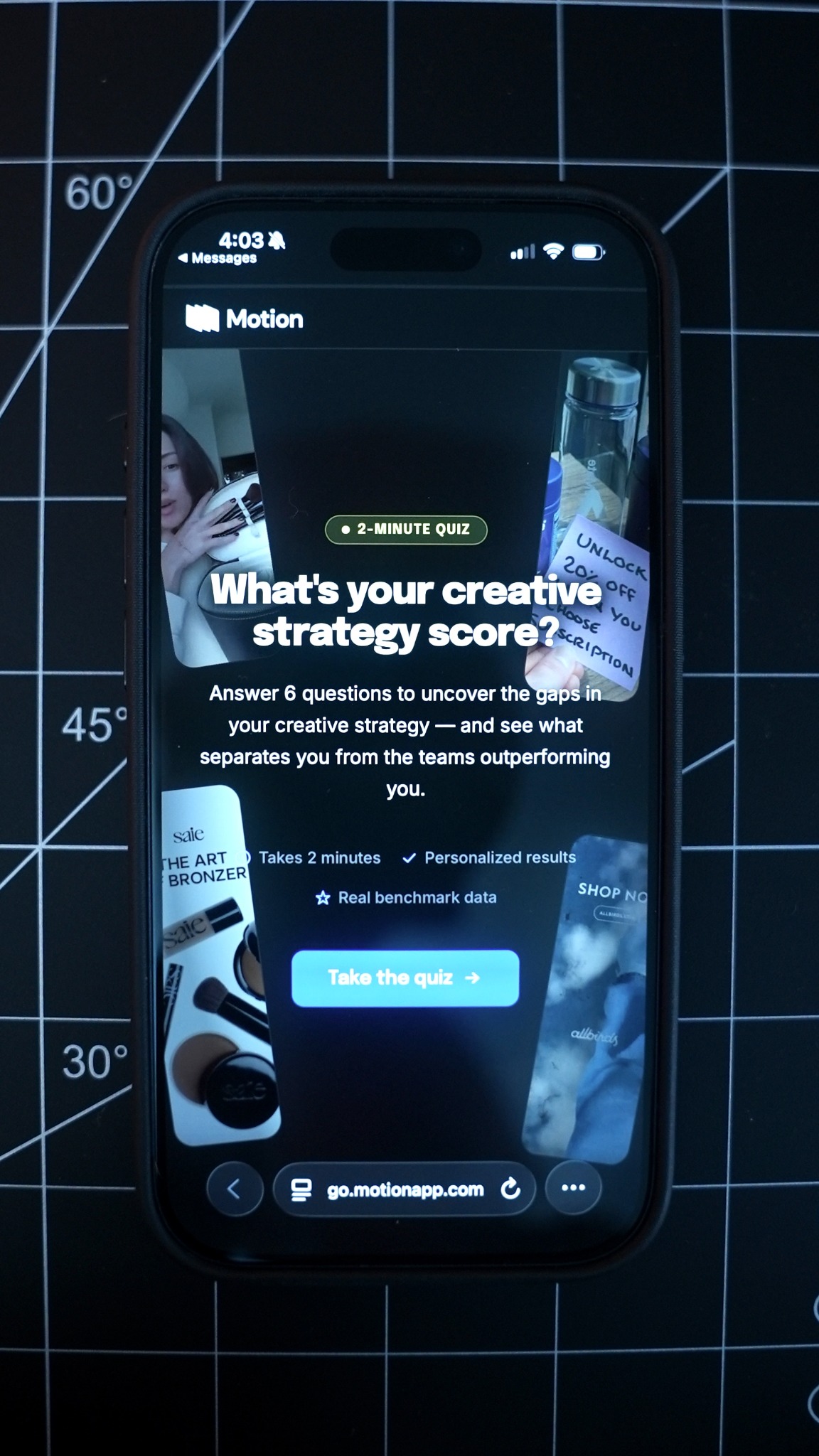Motion Facebook ad