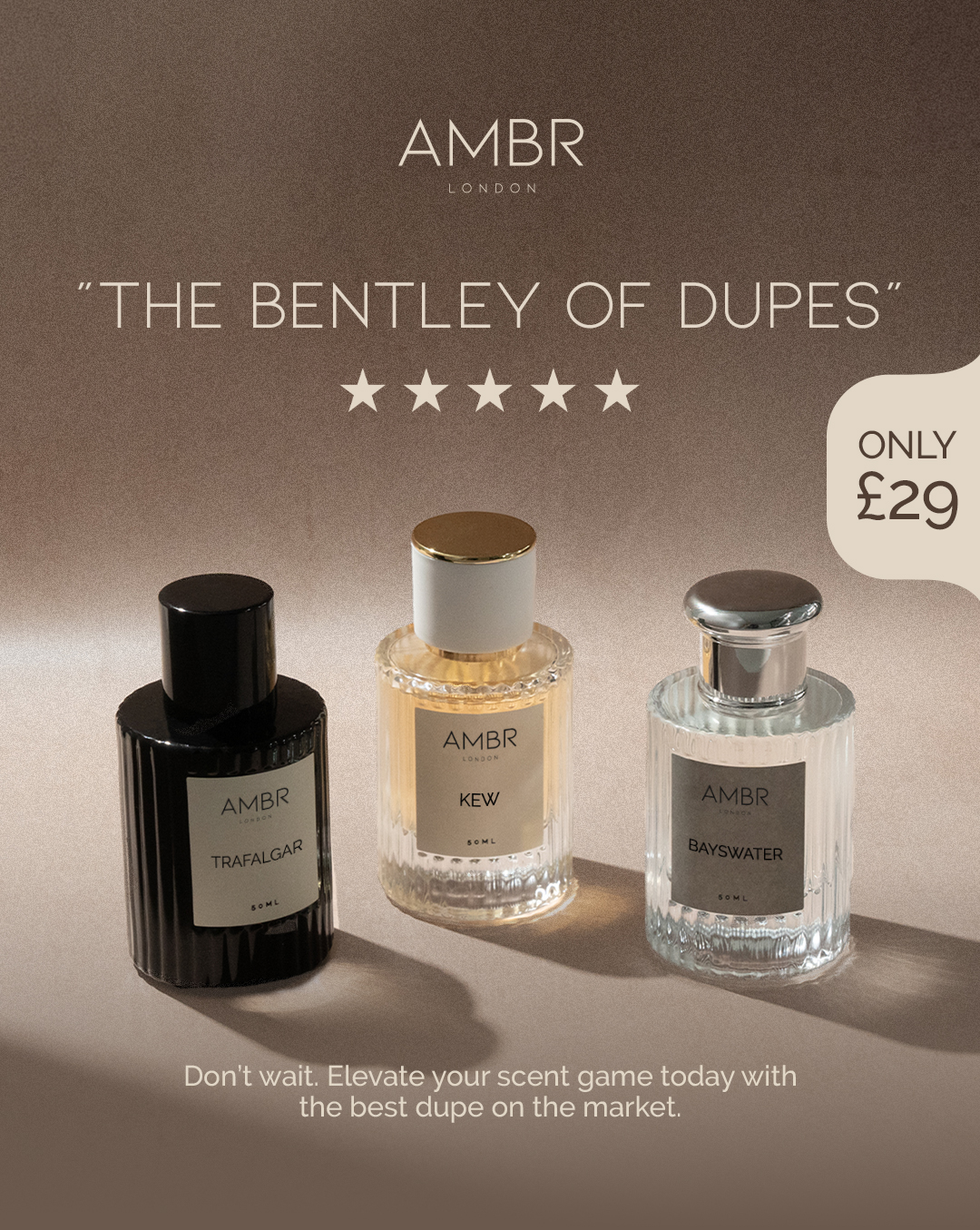 Ambr London Facebook ad