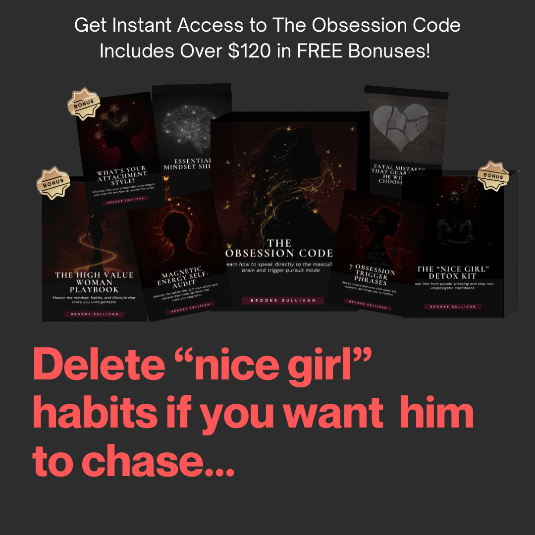Dark Femme Secrets Facebook ad: Your Nice Girl Habits Are Why He's Not Chasing