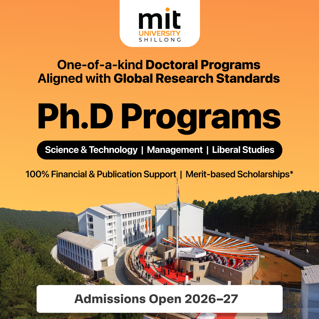 MIT University, Meghalaya Facebook ad