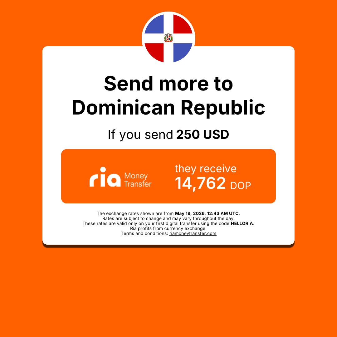 Ria Money Transfer Facebook ad