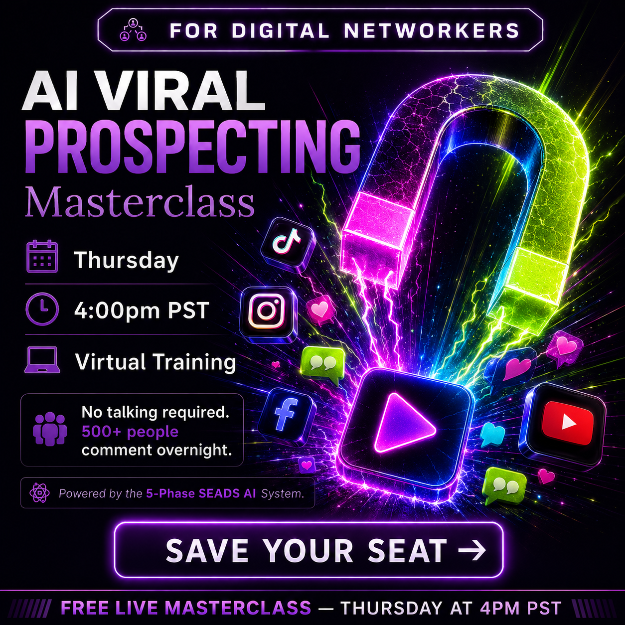 Attraction Marketing Facebook ad