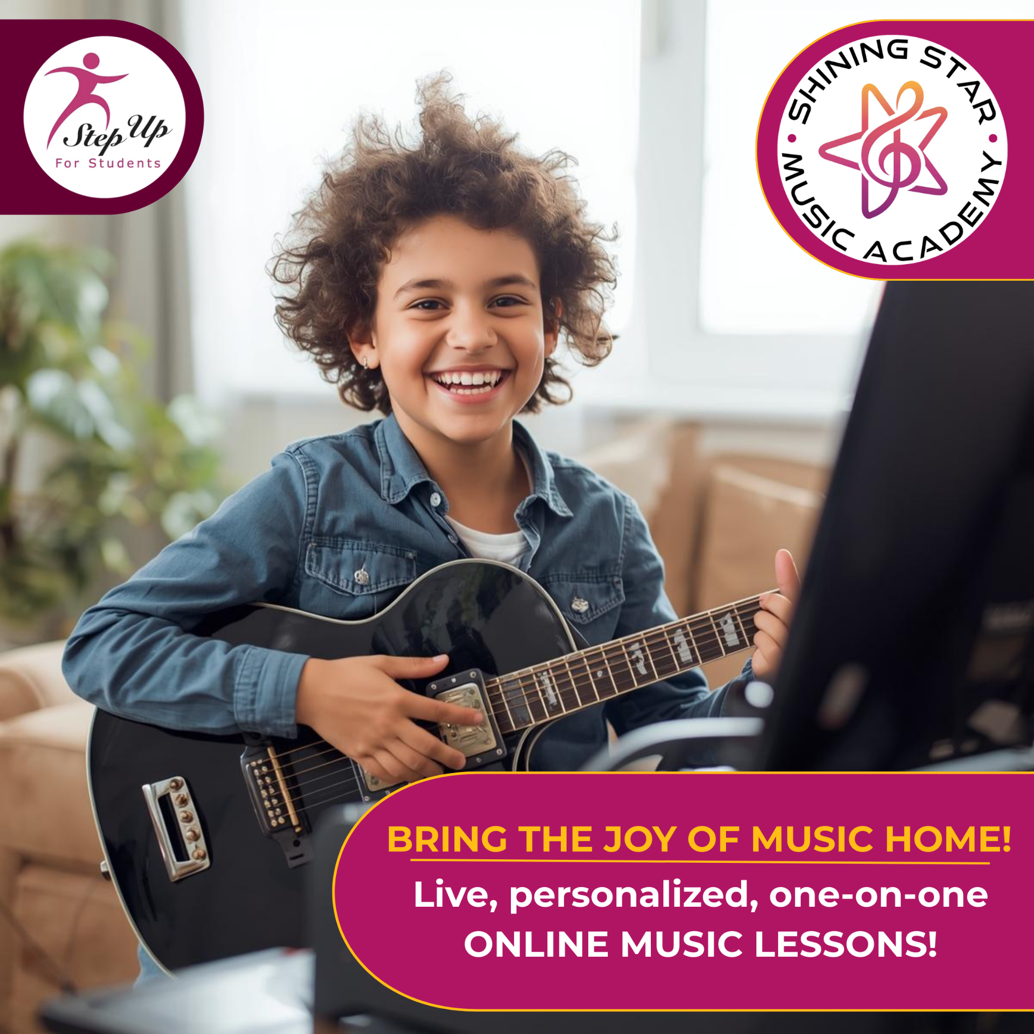 Shining Star Music Academy Facebook ad: Schedule a Discovery Call!