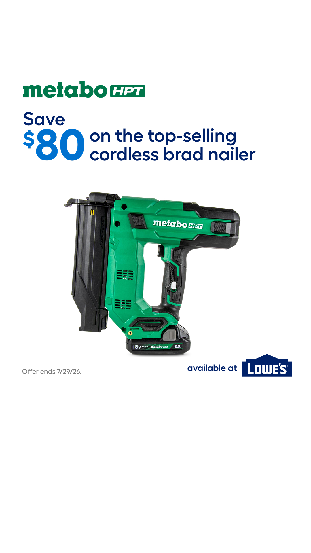 Lowe's Home Improvement Facebook ad