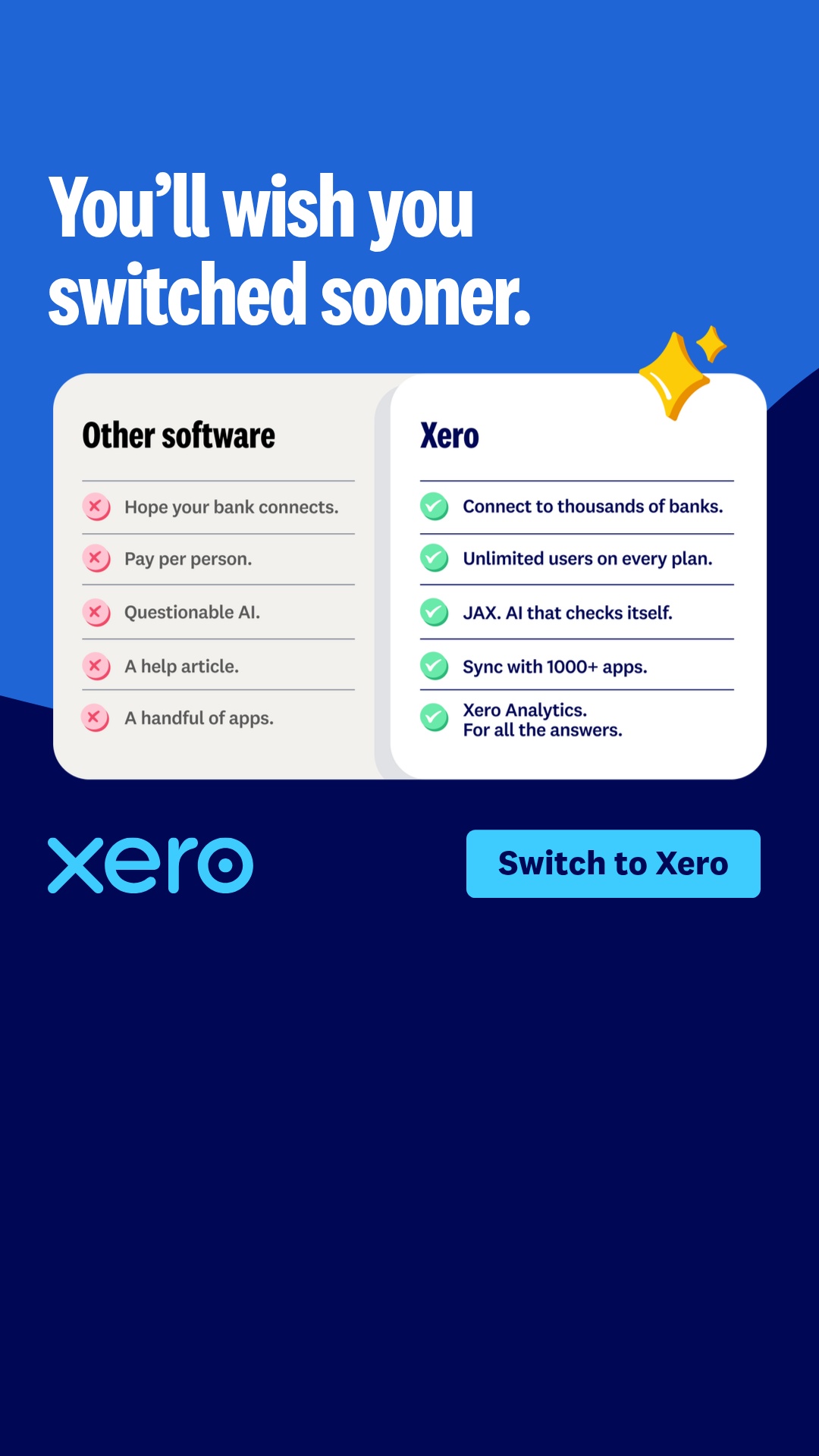 Xero Facebook ad