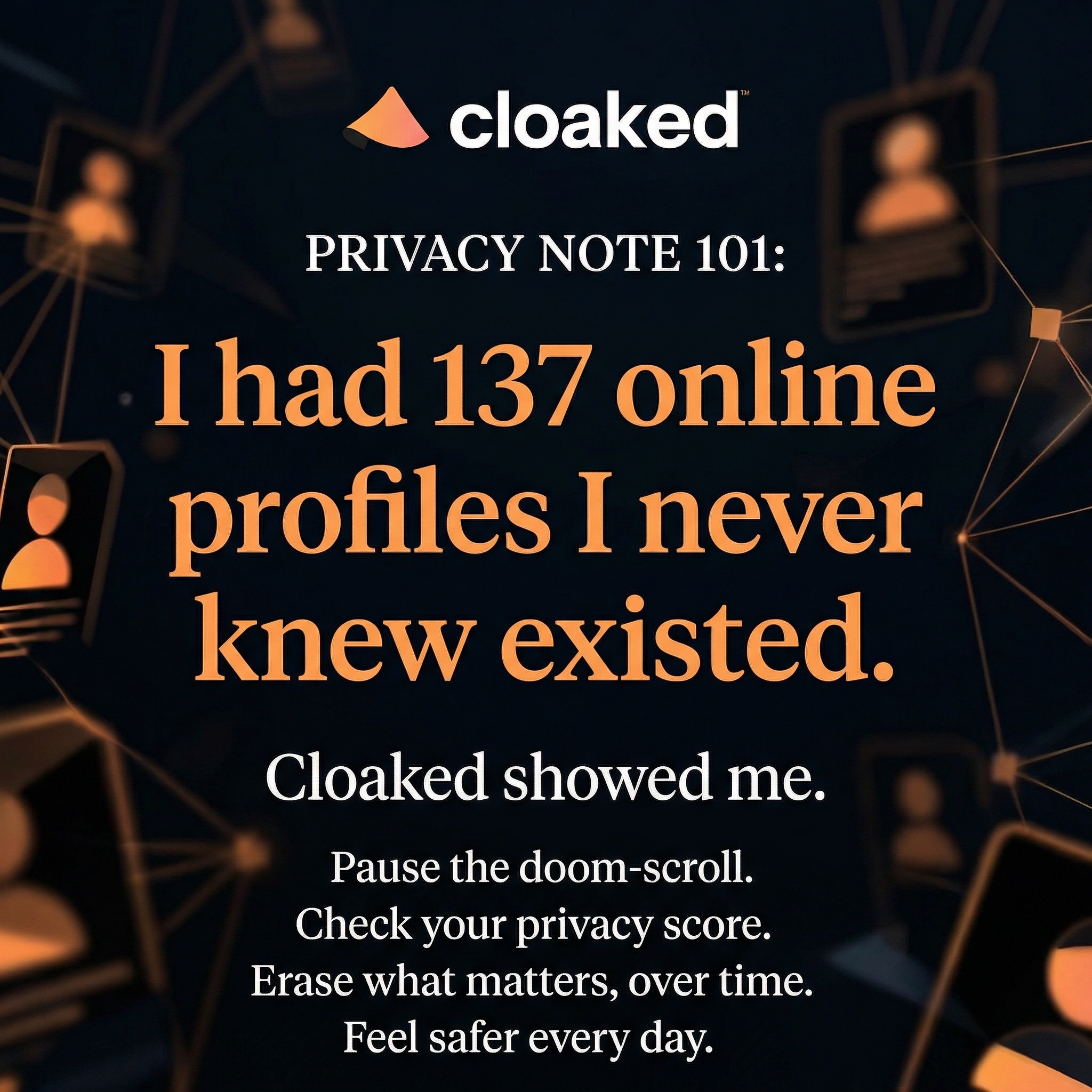 Cloaked Inc. Facebook ad