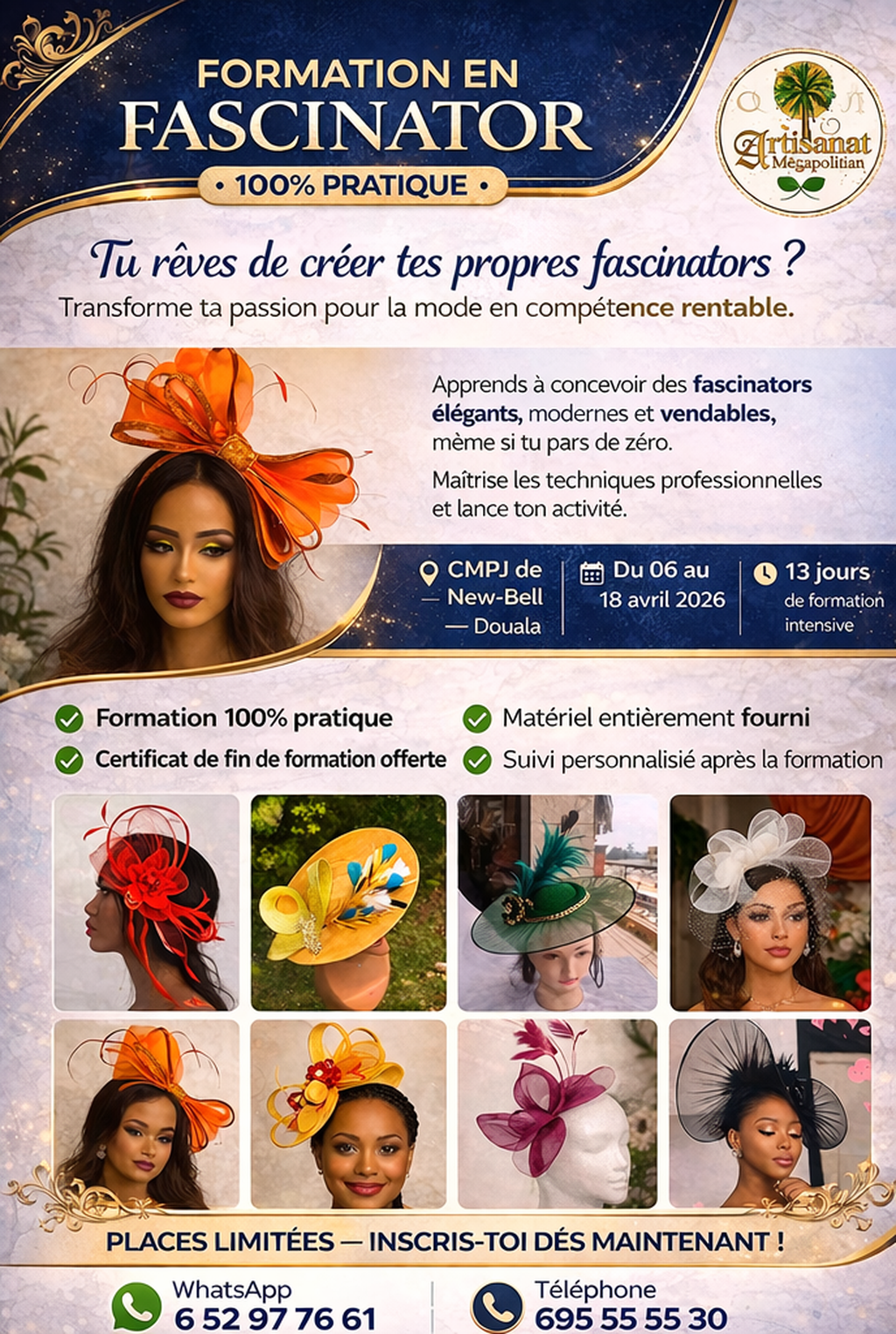 Artisanat Mégapolitan Facebook ad: DOUALA, Places limitées!