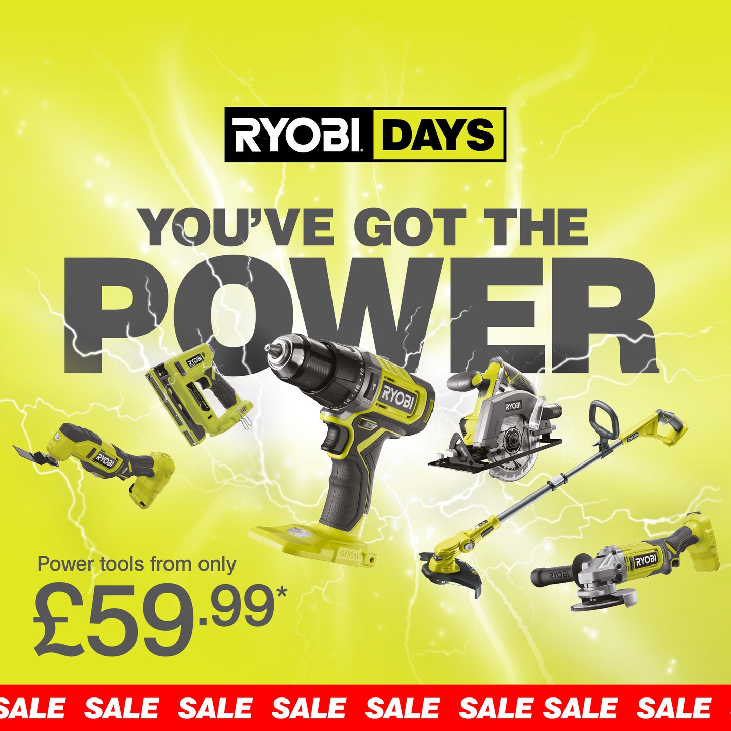 Ryobi Tools UK Facebook ad