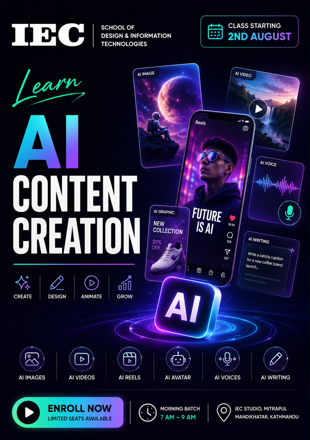 IEC School Of Design & Information Technologies Facebook ad