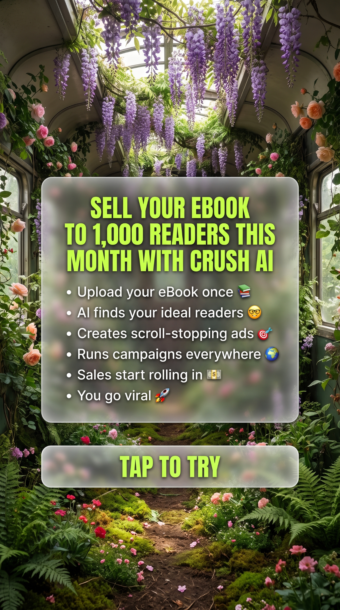 trycrush.ai Facebook ad