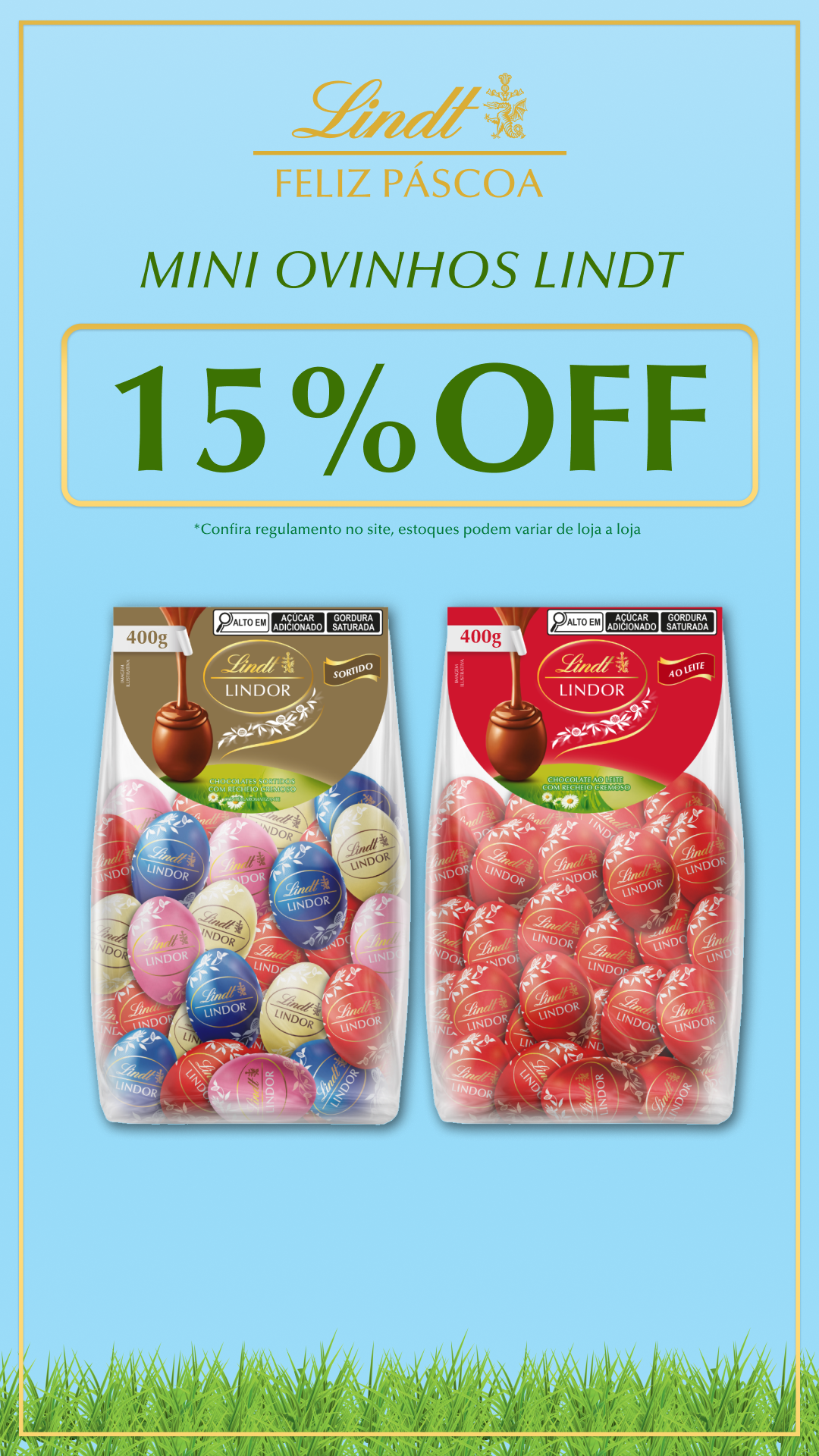 Lindt Facebook ad