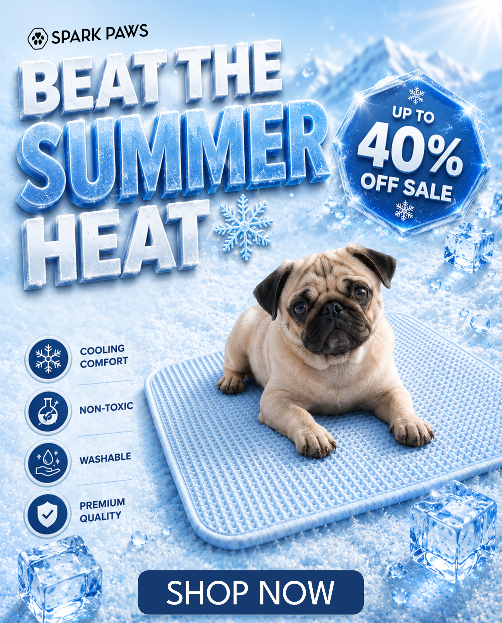 Spark Paws Facebook ad