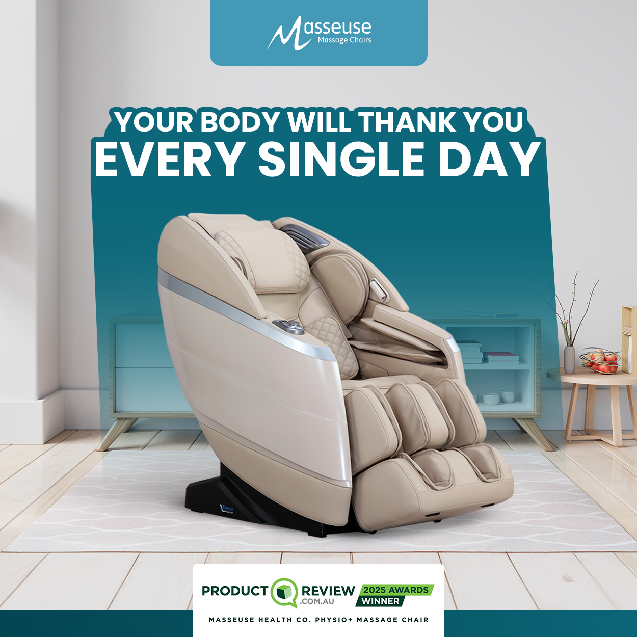 Masseuse Massage Chairs Facebook ad