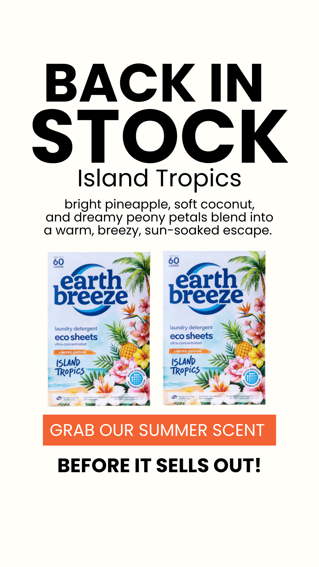 Earth Breeze Facebook ad