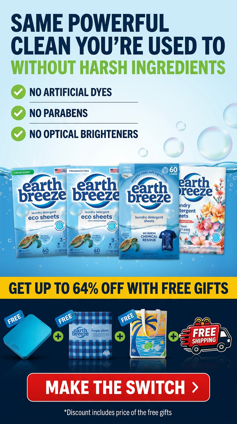 Earth Breeze Facebook ad