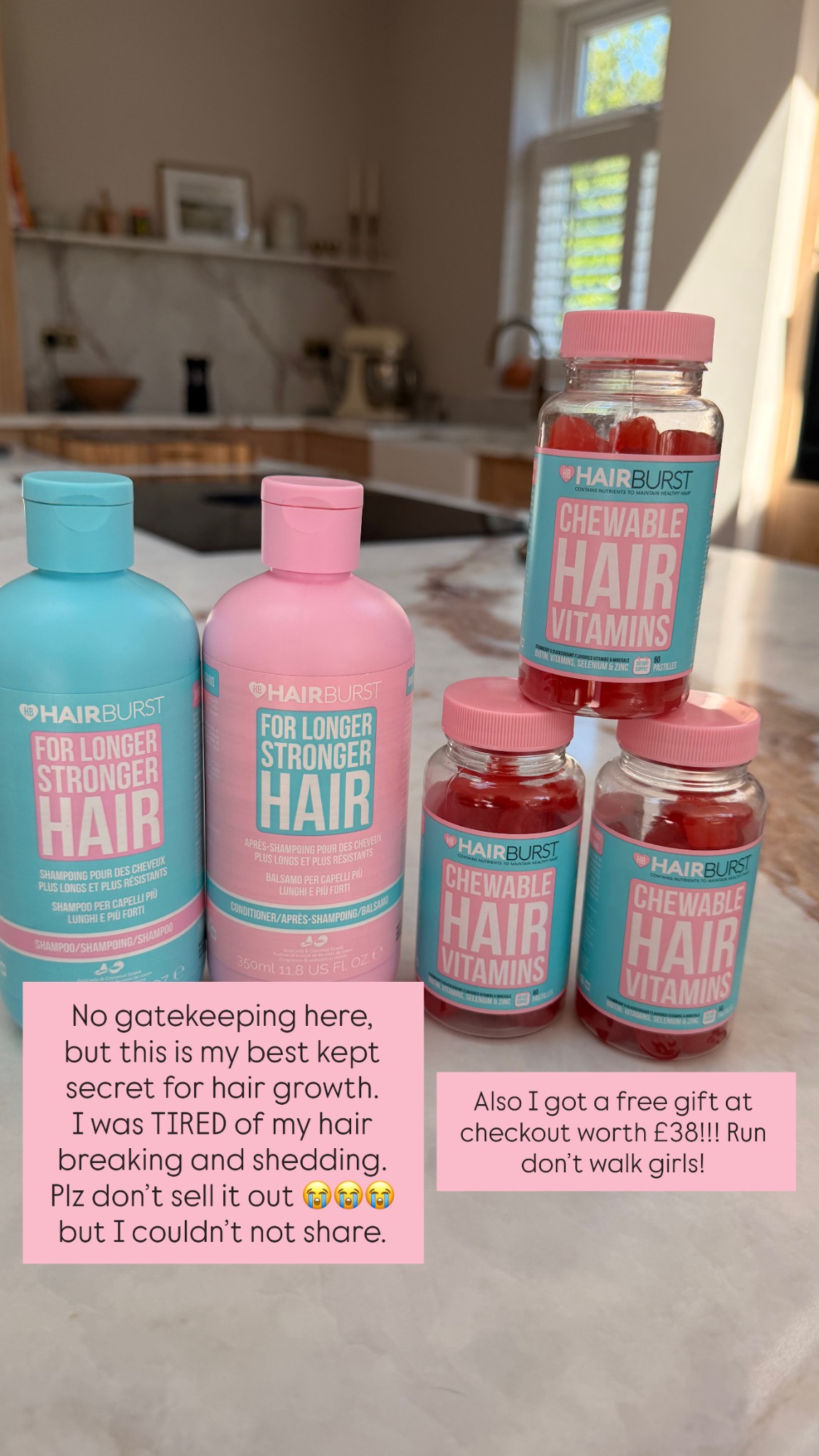 Hairburst Facebook ad
