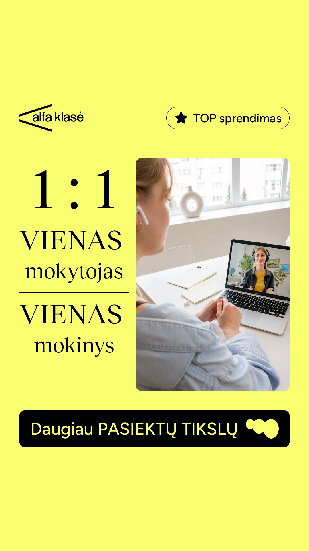 Alfa Klasė Facebook ad