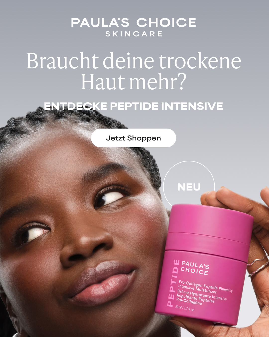 Paula's Choice Facebook ad: NEU: PEPTIDE INTENSIVE