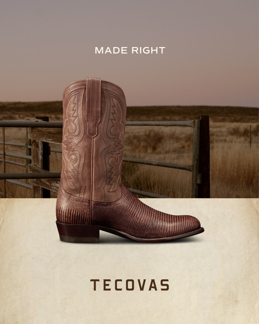 Tecovas Facebook ad
