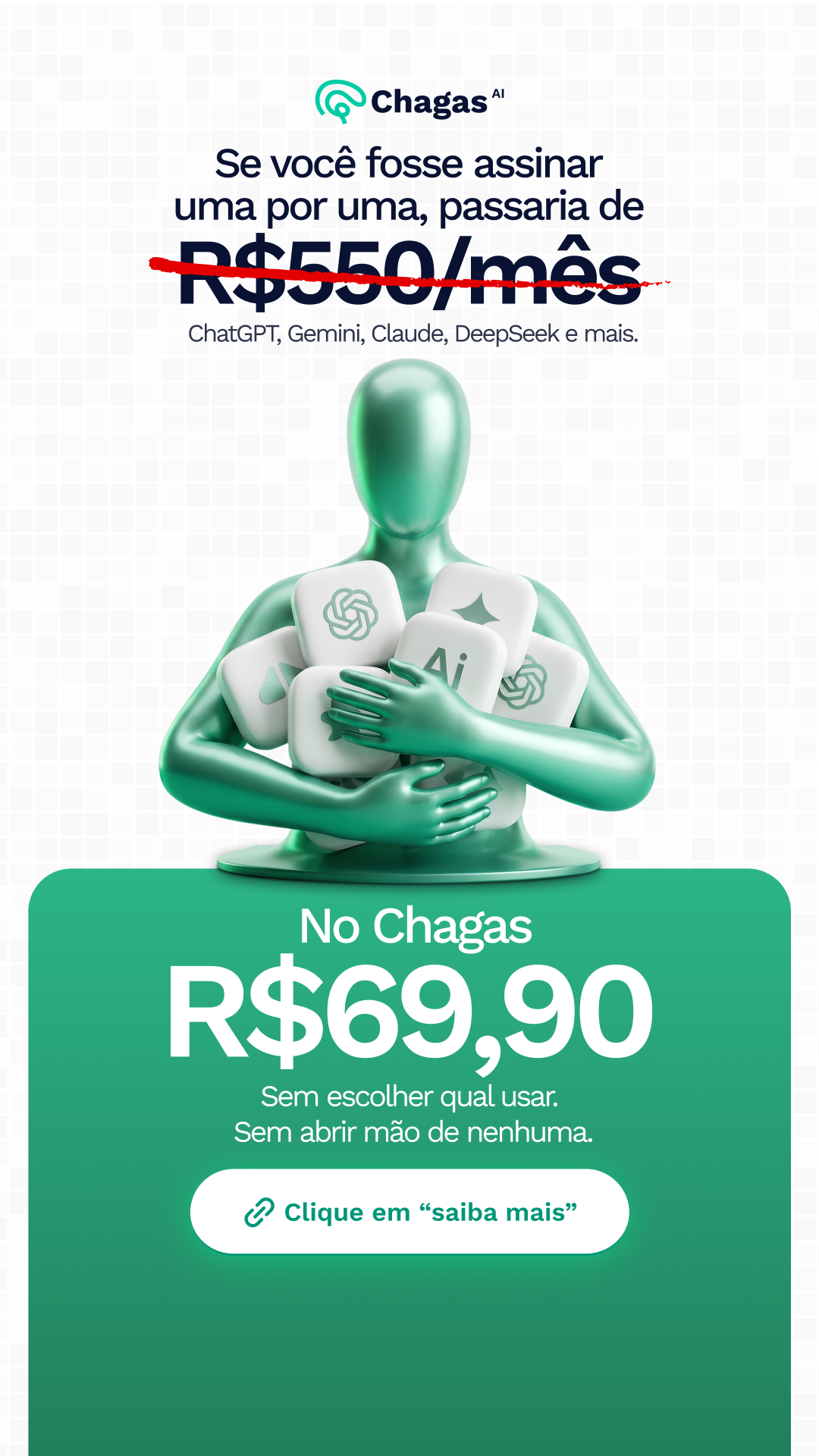 Chagas AI Facebook ad: A IA feita para a Faculdade de Medicina