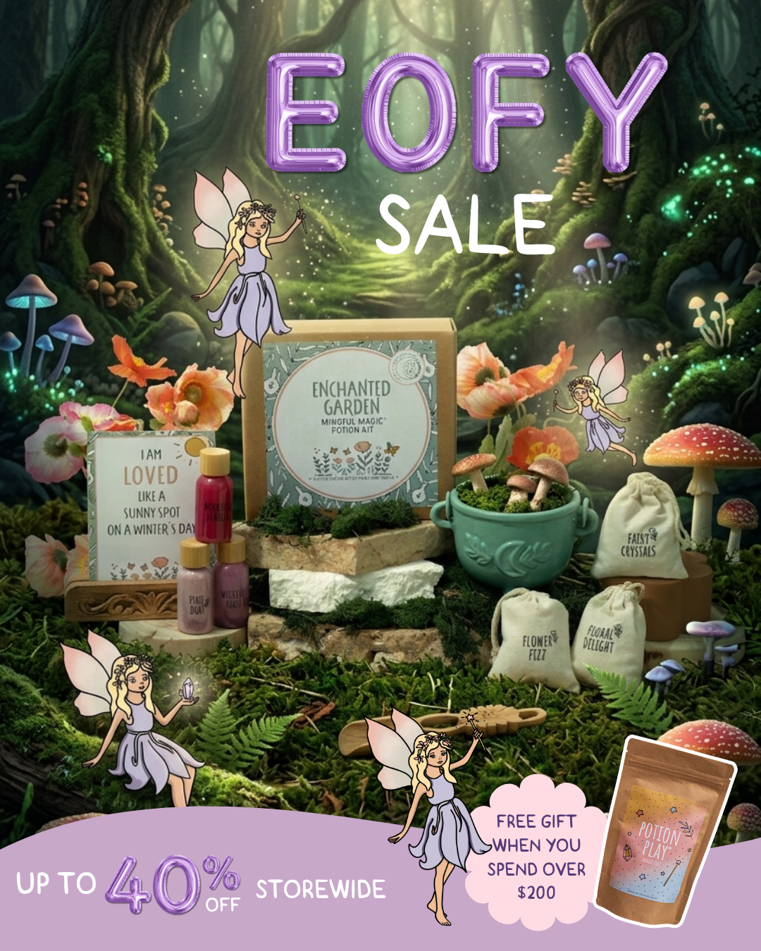 The Little Potion Co Facebook ad