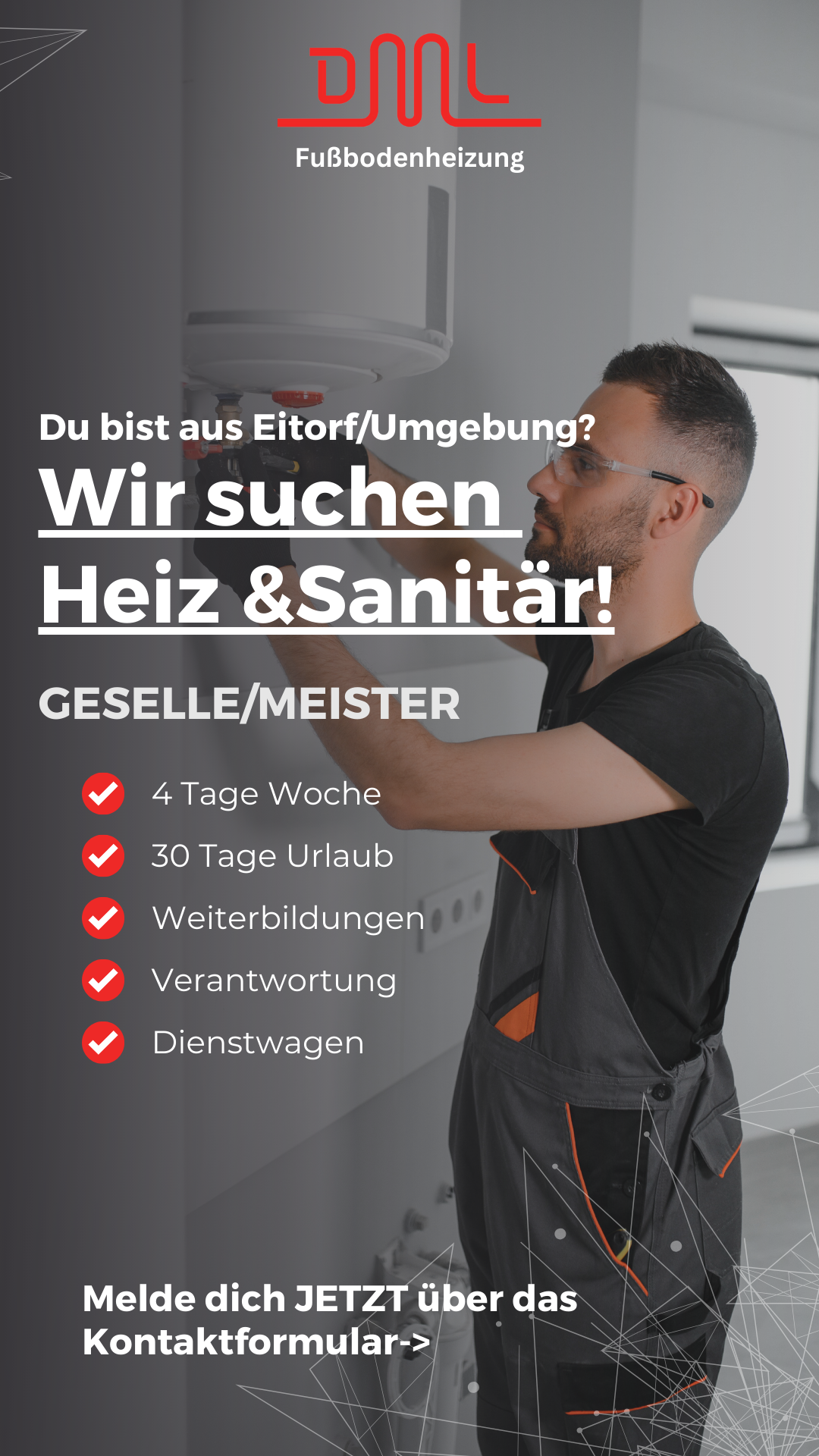 DML Fußbodenheizung - Nachträglich fräsen Facebook ad