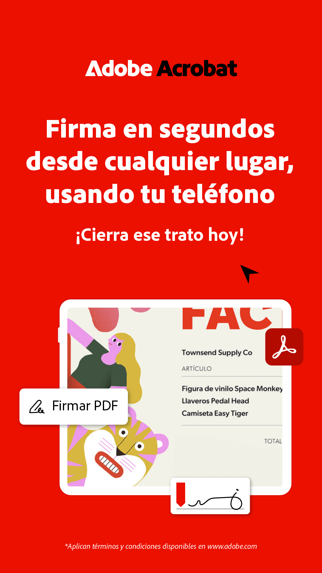 Adobe Latinoamerica Facebook ad