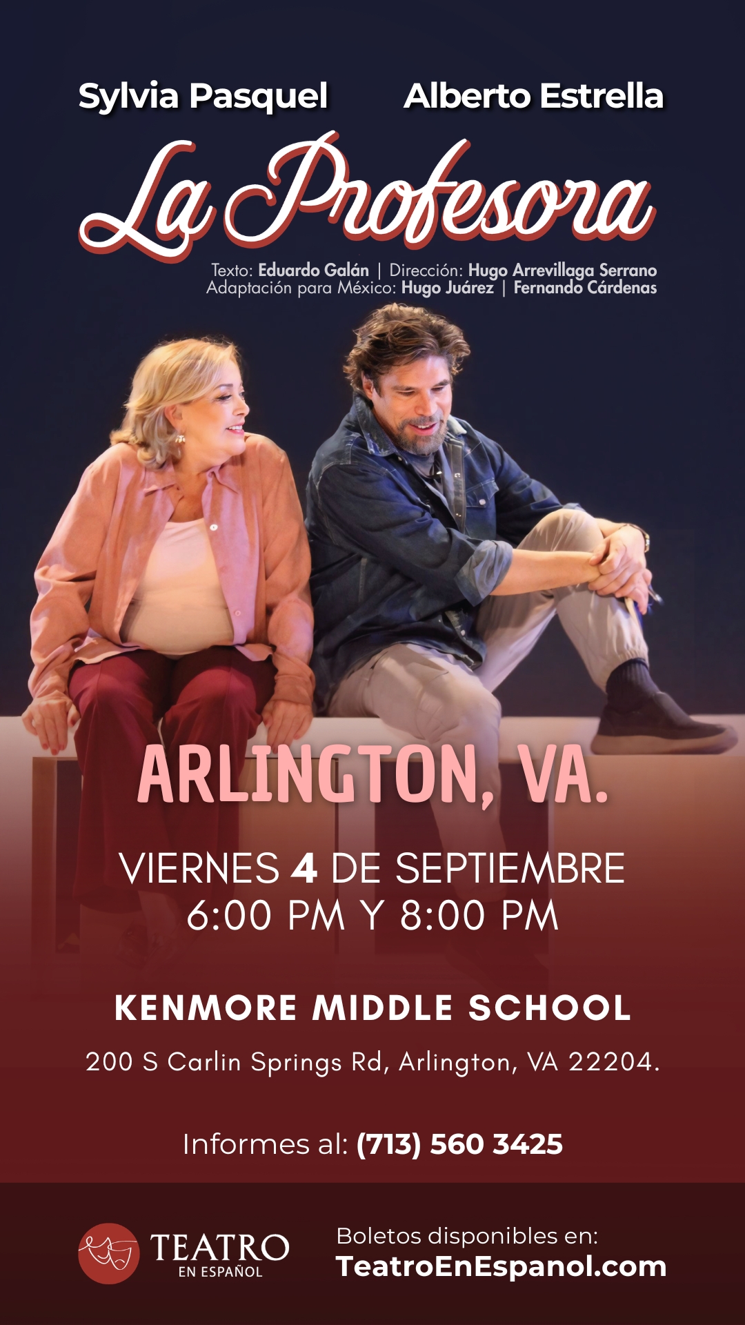 Teatro En Español Facebook ad from Aug 6, 2026