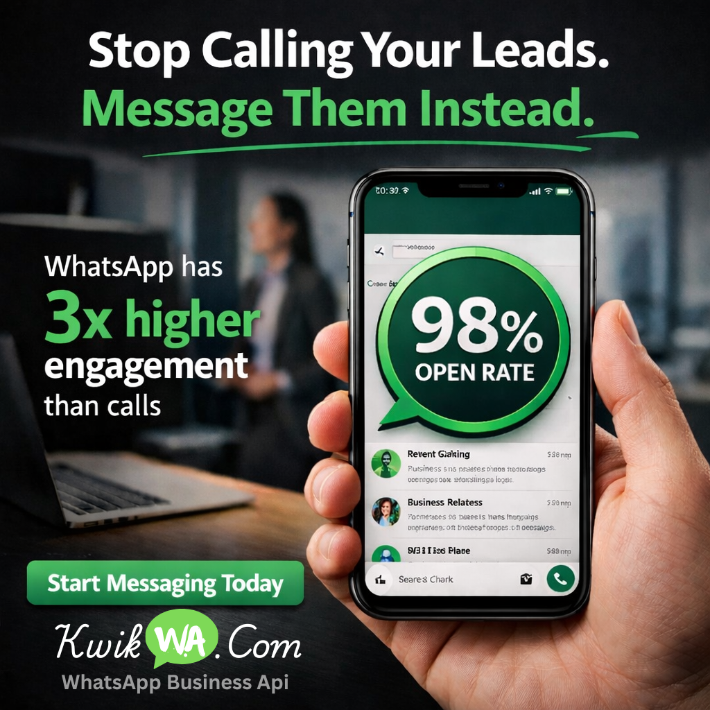 Kwik wa Facebook ad: Chat with us