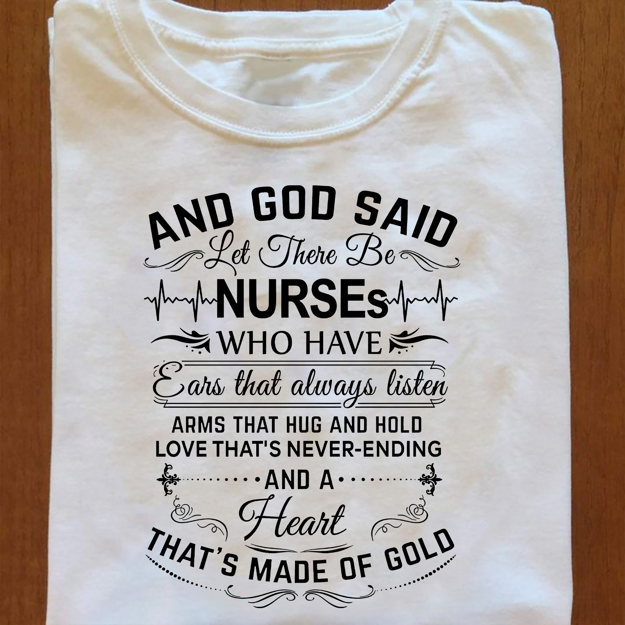 Nurse & Faith Daily Facebook ad: And God Said, Let There Be Nurses.