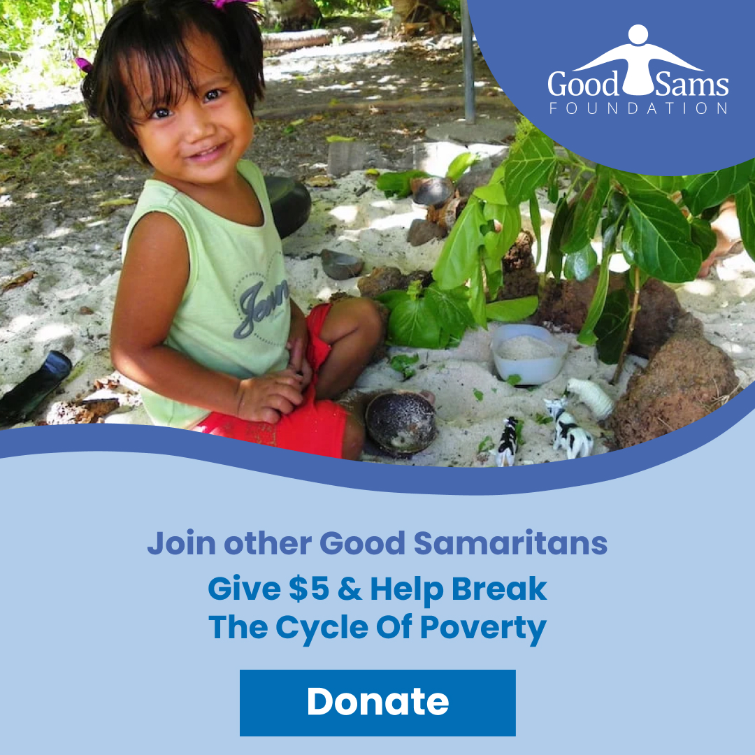 Good Sams Foundation Facebook ad: Donate & Help Make A Difference