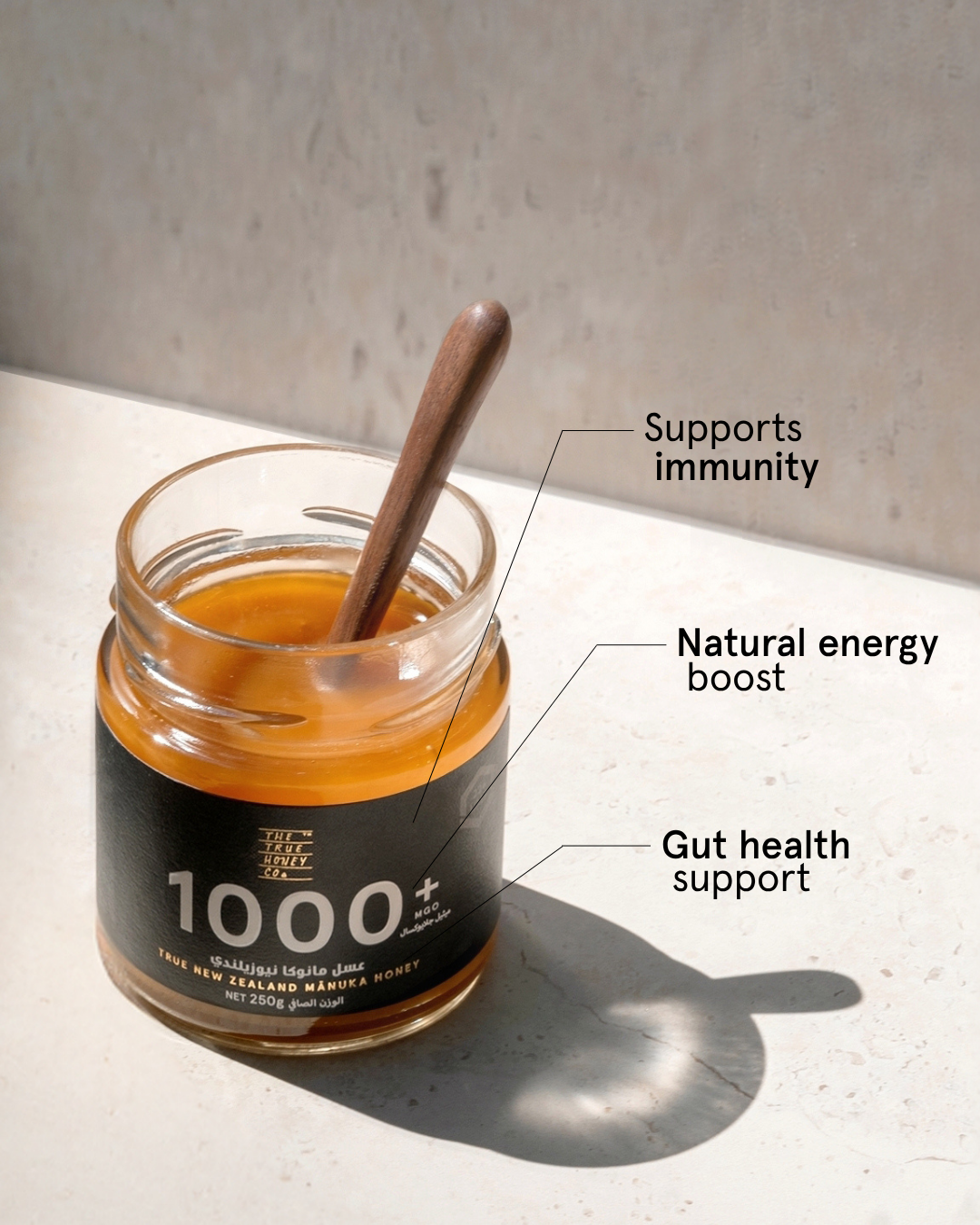 The True Honey Co. Facebook ad