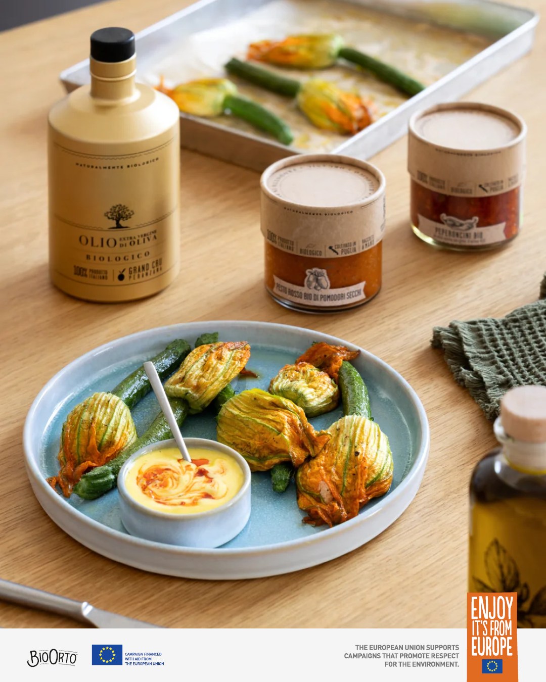 Be good with organic food from Europe Facebook ad