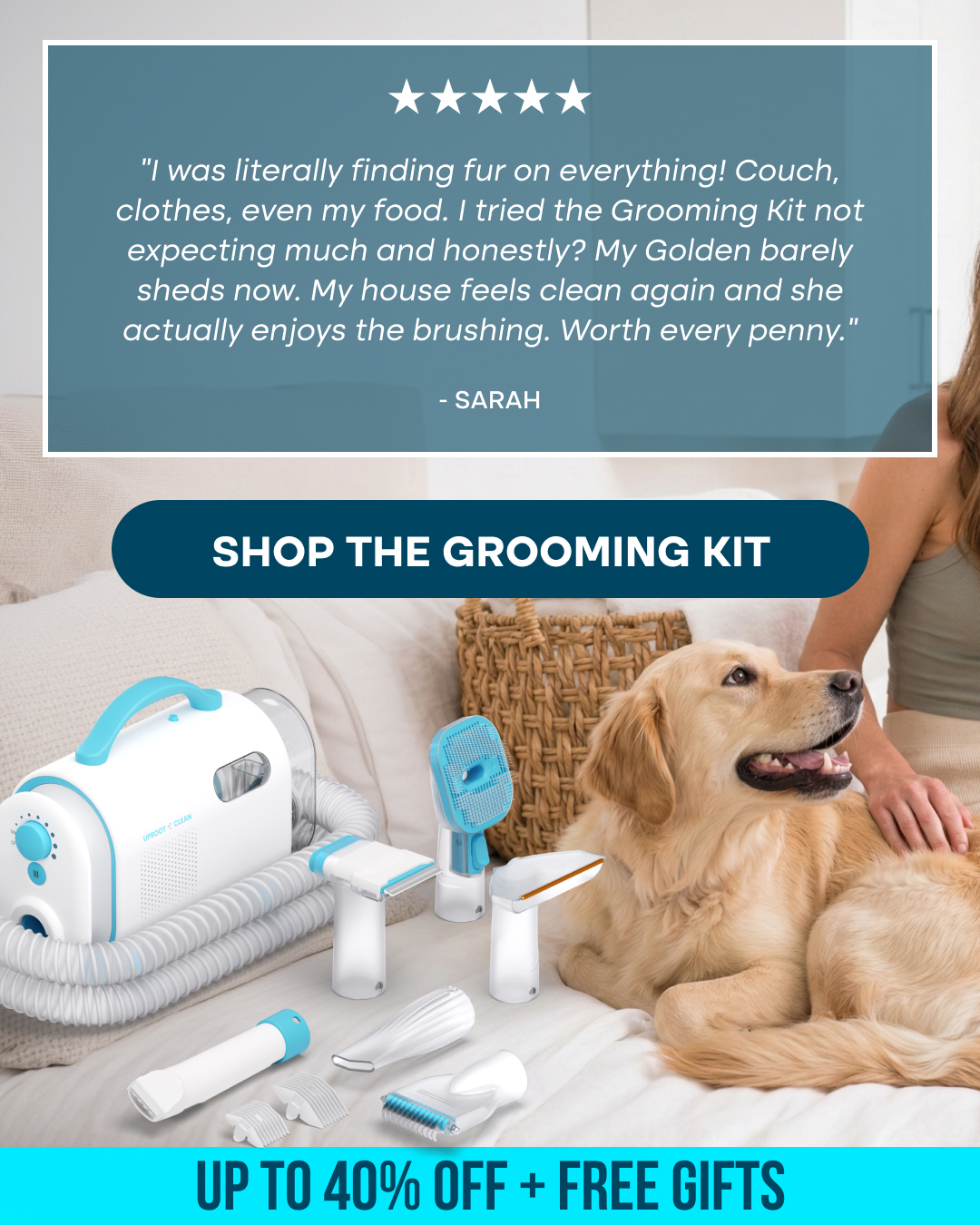 Uproot Clean Facebook ad