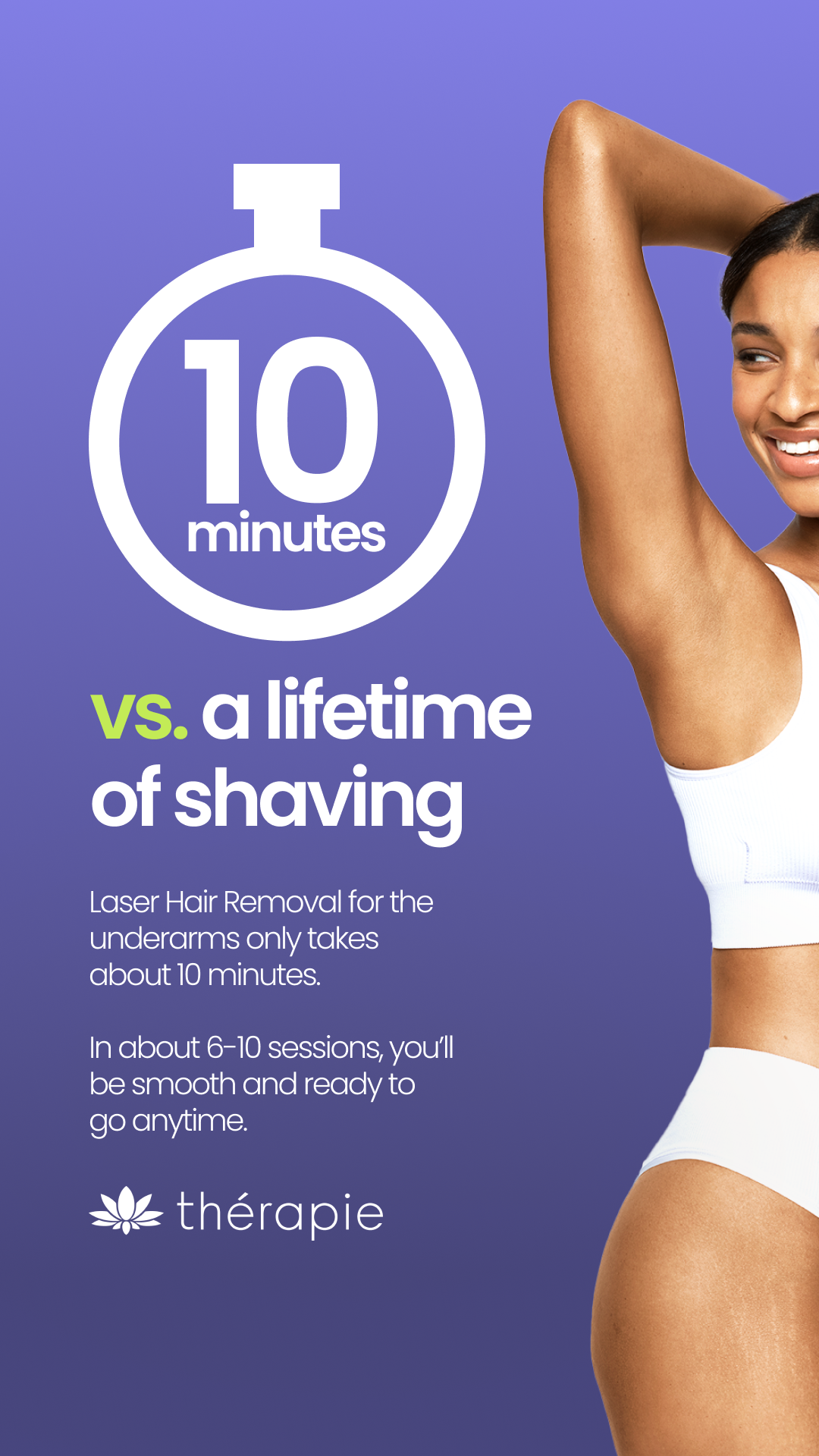 Thérapie Clinic UK Facebook ad