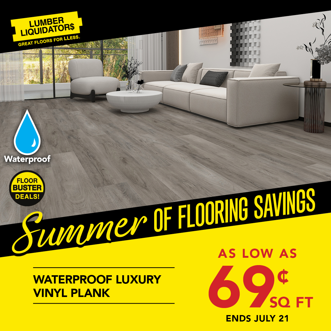 Lumber Liquidators Facebook ad: This is your sign to replace those old…