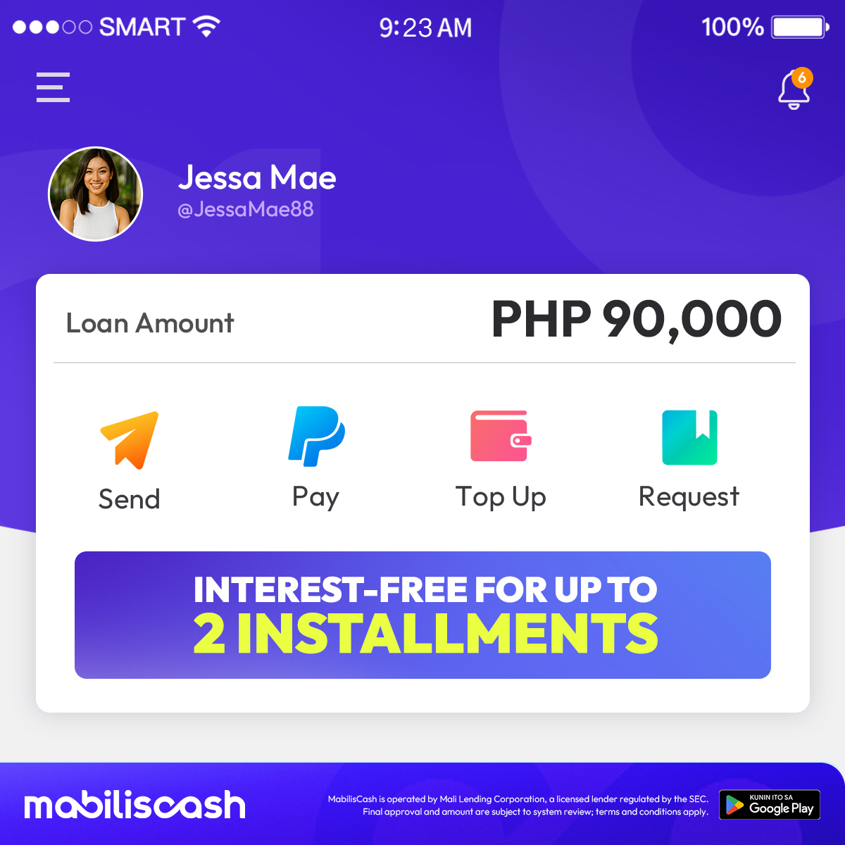 Mabilis Cash.ph—online loan Facebook ad