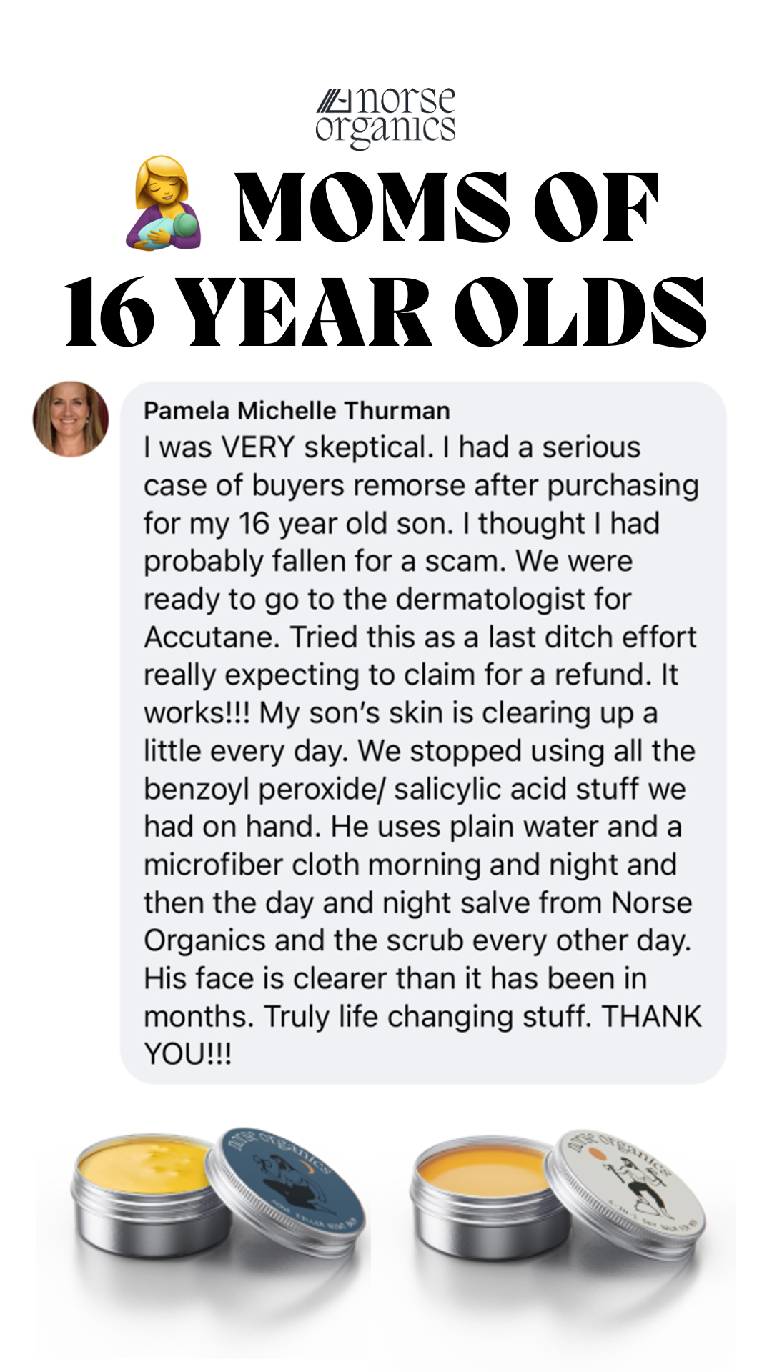 Norse Organics Facebook ad