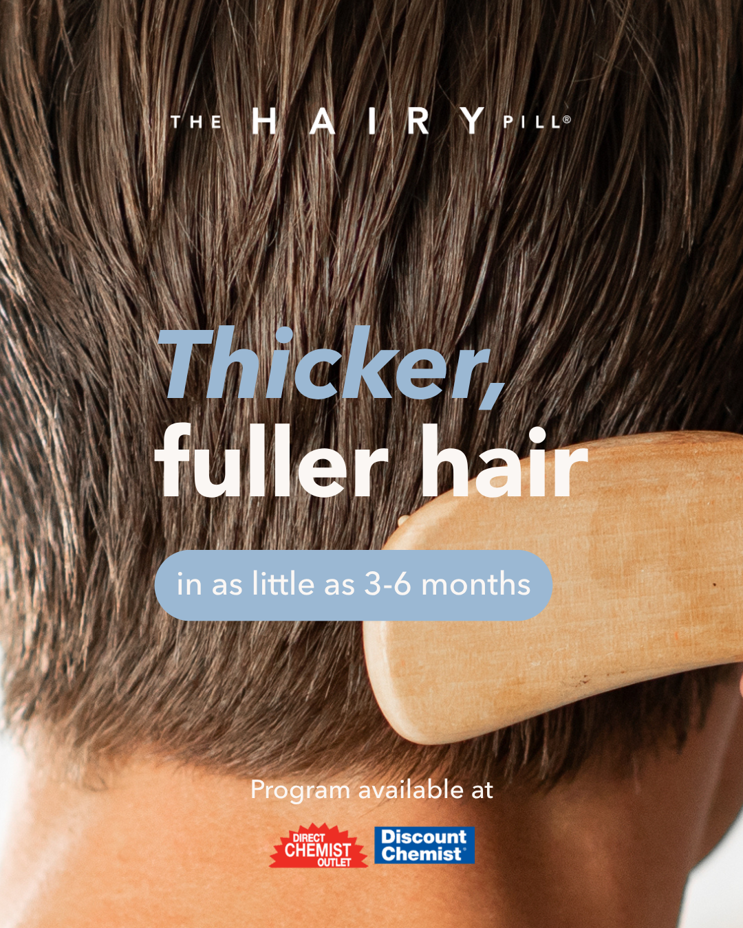 The Hairy Pill Facebook ad: Get started today