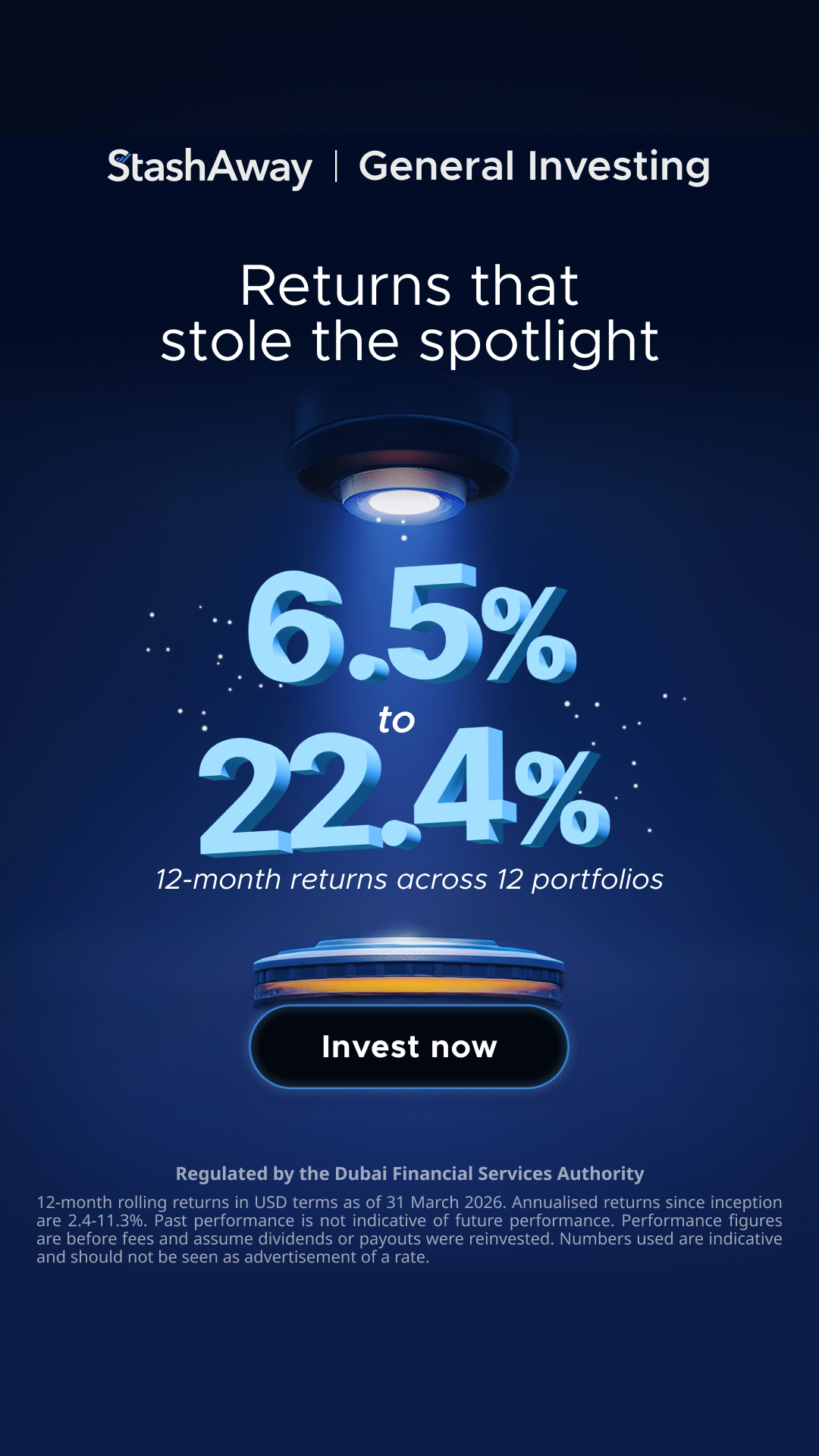 StashAway Facebook ad